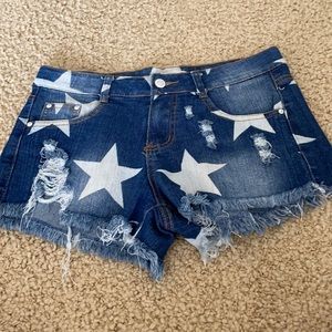 Star Jean shorts